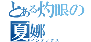 とある灼眼の夏娜（インデックス）