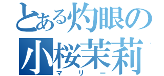 とある灼眼の小桜茉莉（マリー）