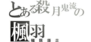 とある殺月鬼流の楓羽（極限爆走）