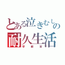 とある泣きむしの耐久生活（宇都宮）