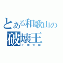 とある和歌山の破壊王（正木大輔）