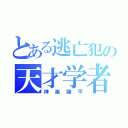 とある逃亡犯の天才学者（神楽龍平）