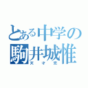 とある中学の駒井城惟（天才児）