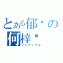 とある郁闷の何梓维（インデックス）