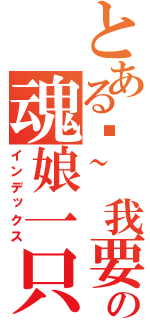 とある啊~我要去了~の魂娘一只（インデックス）