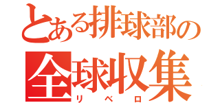 とある排球部の全球収集（リベロ）