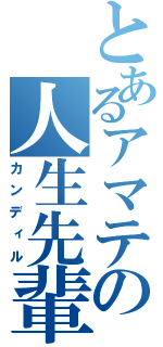 とあるアマテの人生先輩（カンディル）