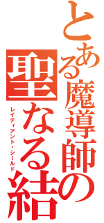 とある魔導師の聖なる結界（レイディアント・シールド）