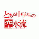 とある中学生の空水流（トリッキング）