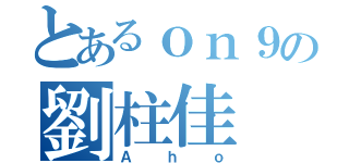 とあるｏｎ９の劉柱佳（Ａｈｏ）