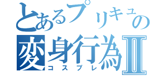 とあるプリキュア厨の変身行為Ⅱ（コスプレ）