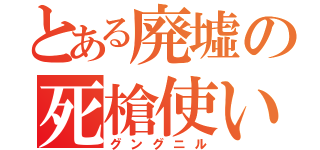 とある廃墟の死槍使い（グングニル）