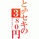 とあるセキの３８０円（キツネウドン）