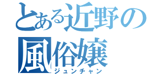 とある近野の風俗嬢（ジュンチャン）