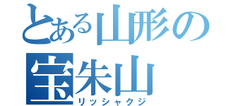 とある山形の宝朱山（リッシャクジ）