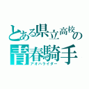 とある県立高校の青春騎手（アオハライダー）