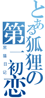 とある狐狸の第一初恋（黑猫日记）