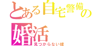 とある自宅警備員の婚活（見つからない嫁）