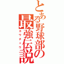 とある野球部の最強伝説（カワチュウ）