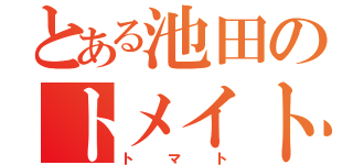 とある池田のトメイトゥ（トマト）