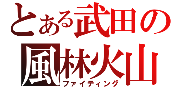 とある武田の風林火山（ファイティング）