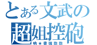 とある文武の超姐控砲（吶★書強抱抱）