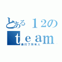 とある１２のｔｅａｍ（暴打了所有人）