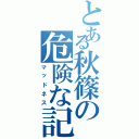 とある秋篠の危険な記述（マッドネス）