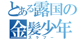 とある露国の金髪少年（スラブー）