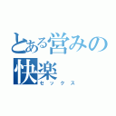 とある営みの快楽（セックス）