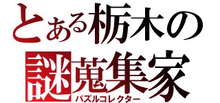 とある栃木の謎蒐集家（パズルコレクター）