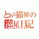 とある猫界の遠足日記（脳内お花畑）