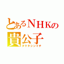 とあるＮＨＫの貴公子（タケタシンイチ）