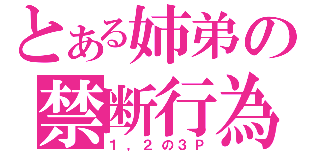 とある姉弟の禁断行為（１，２の３Ｐ）