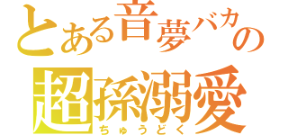 とある音夢バカの超孫溺愛（ちゅうどく）