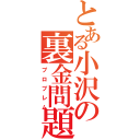 とある小沢の裏金問題（プロブレム）