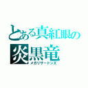 とある真紅眼の炎黒竜（メガリザードンＸ）