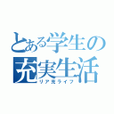 とある学生の充実生活（リア充ライフ）