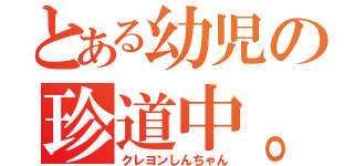 とある幼児の珍道中。（クレヨンしんちゃん）