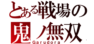 とある戦場の鬼ノ無双（Ｇａｒｕｄｏｒａ）