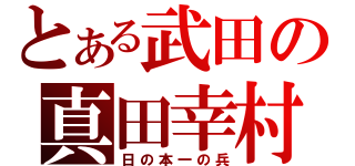 とある武田の真田幸村（日の本一の兵）