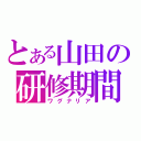 とある山田の研修期間（ワグナリア）