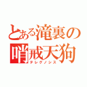 とある滝裏の哨戒天狗（テレグノシス）