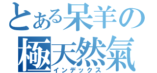 とある呆羊の極天然氣（インデックス）