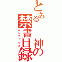 とある　　神の禁書目録（インデックス）