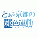 とある京都の桃色運動着（ピンクジャージ）