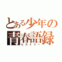 とある少年の青春語録（ヒストリー）