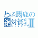 とある馬鹿の絶対貧乳Ⅱ（ちっぱい）