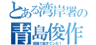 とある湾岸署の青島俊作（現場で起きてンだ！）