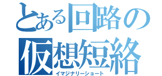 とある回路の仮想短絡（イマジナリーショート）